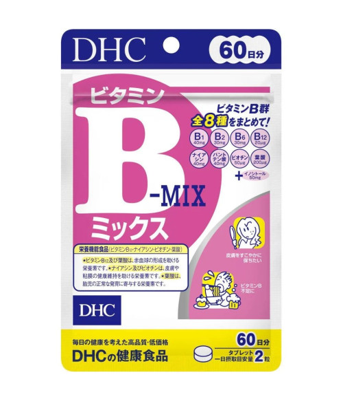 DHC Vitamin B-Complex Supplement 120 Tablets (For 60 Days) DHC Vitamin B-Complex Supplement 120 Tablets (For 60 Days)